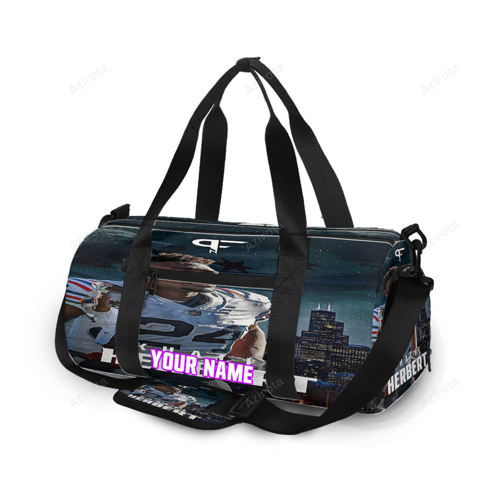 Chicago bears khalil herbert1 personalized name travel bag gym bag 1559 Travel Bag
