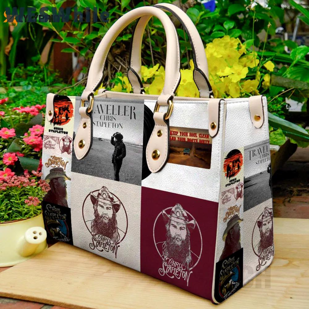 Chris stapleton leather bag for women gift 803 Women Leather Hand Bag