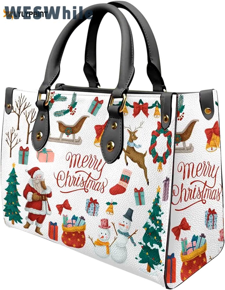 Christmas leather handbag gift for women 4571 Women Leather Hand Bag