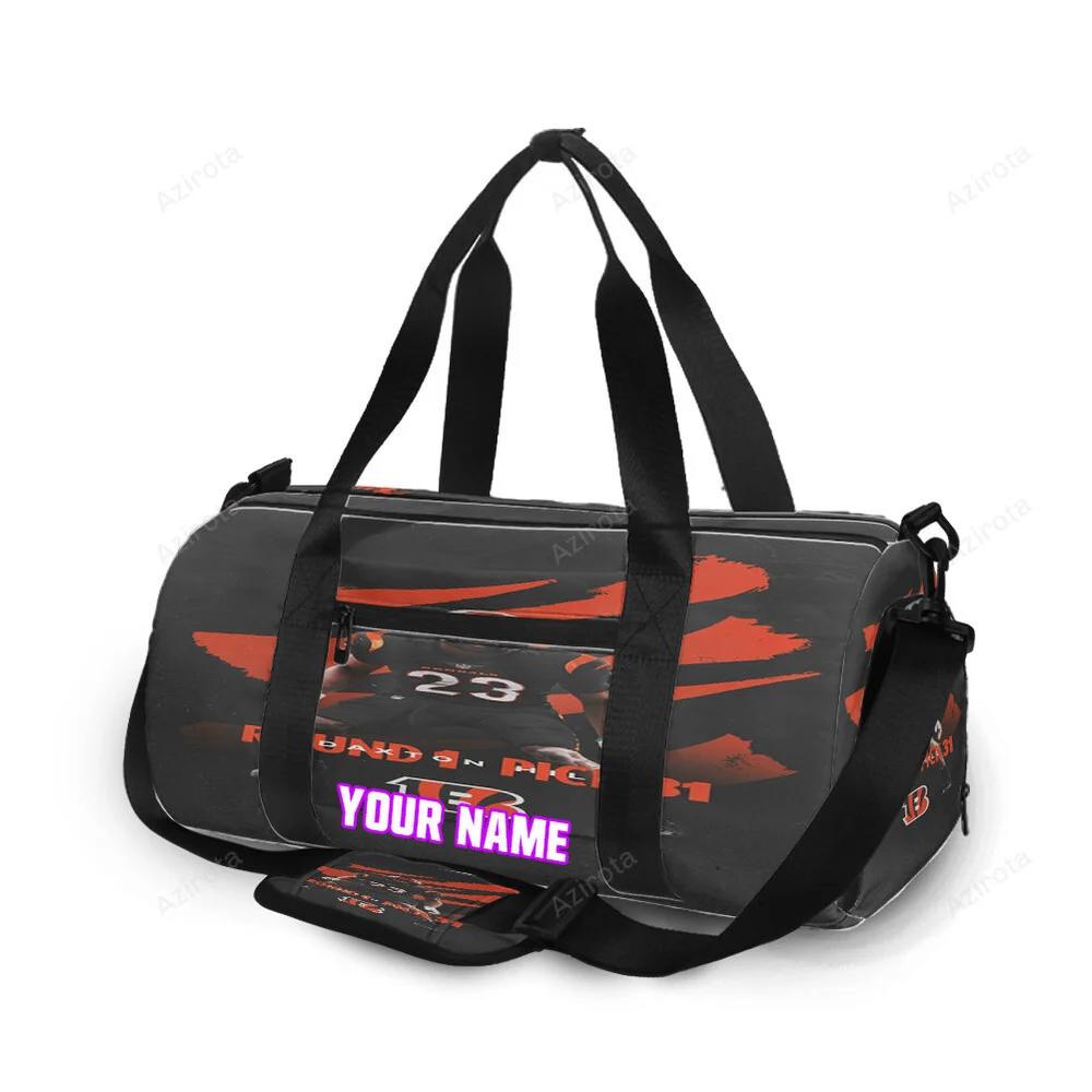 Cincinnati bengals daxton hill 23 personalized name travel bag gym bag 164 Travel Bag