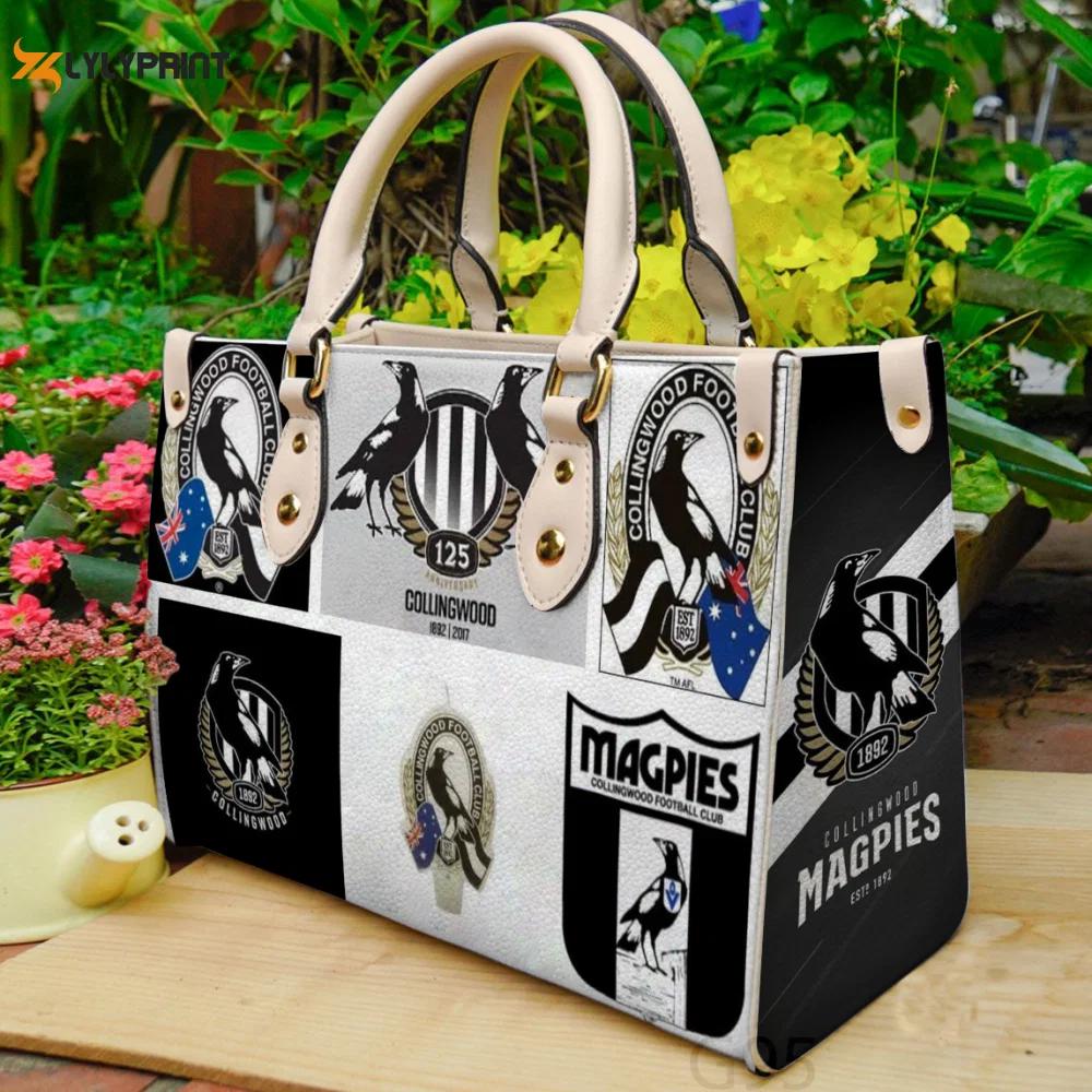 Collingwood magpiesfor women giftand leather bag for women gift 2239 Women Leather Hand Bag
