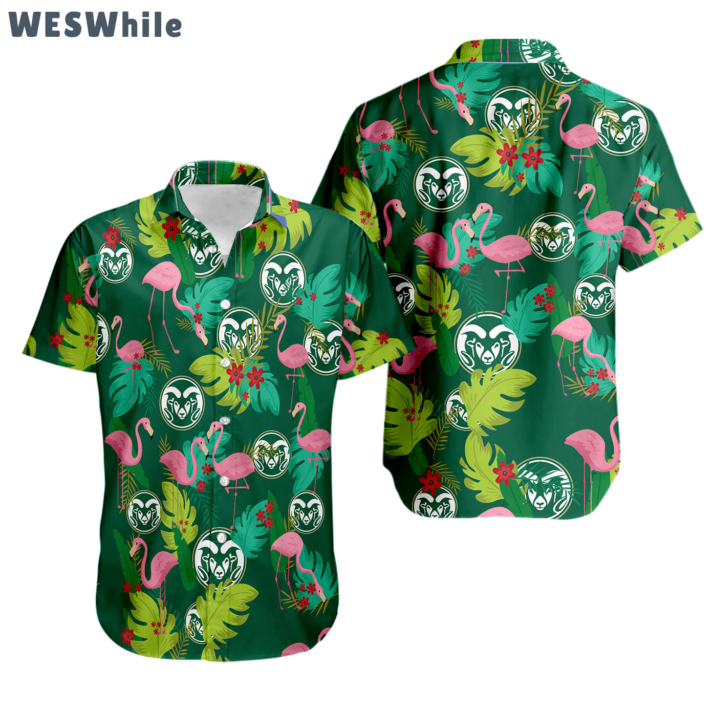 Colorado state rams hawaiian shirt Hawaii Shirt Shorts & Flip Flops