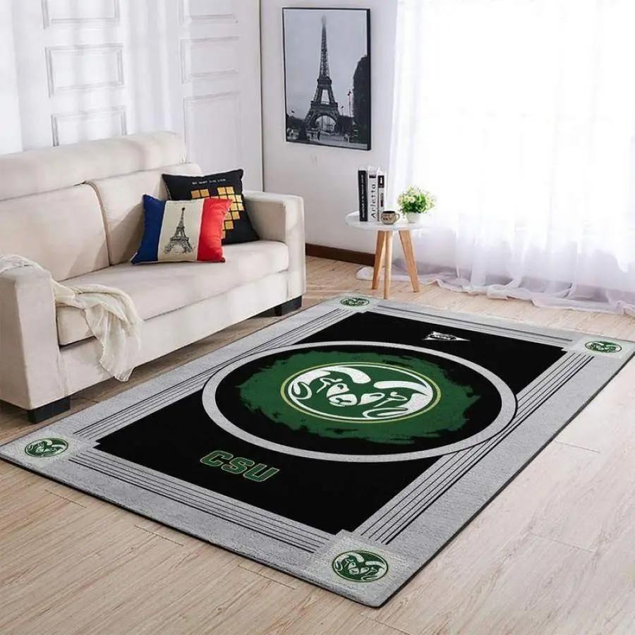 Colorado state rams ncaa home decor team logo carpet rug living room 20022112 1 Rectangle Rug