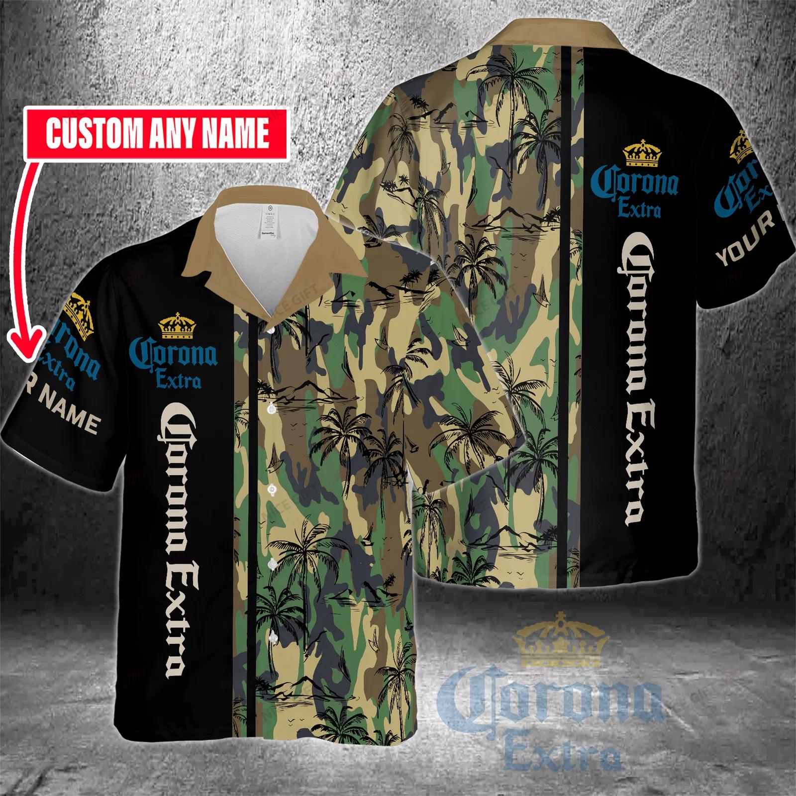 Corona extra custom name hawaiian shirt for men and women Hawaii Shirt