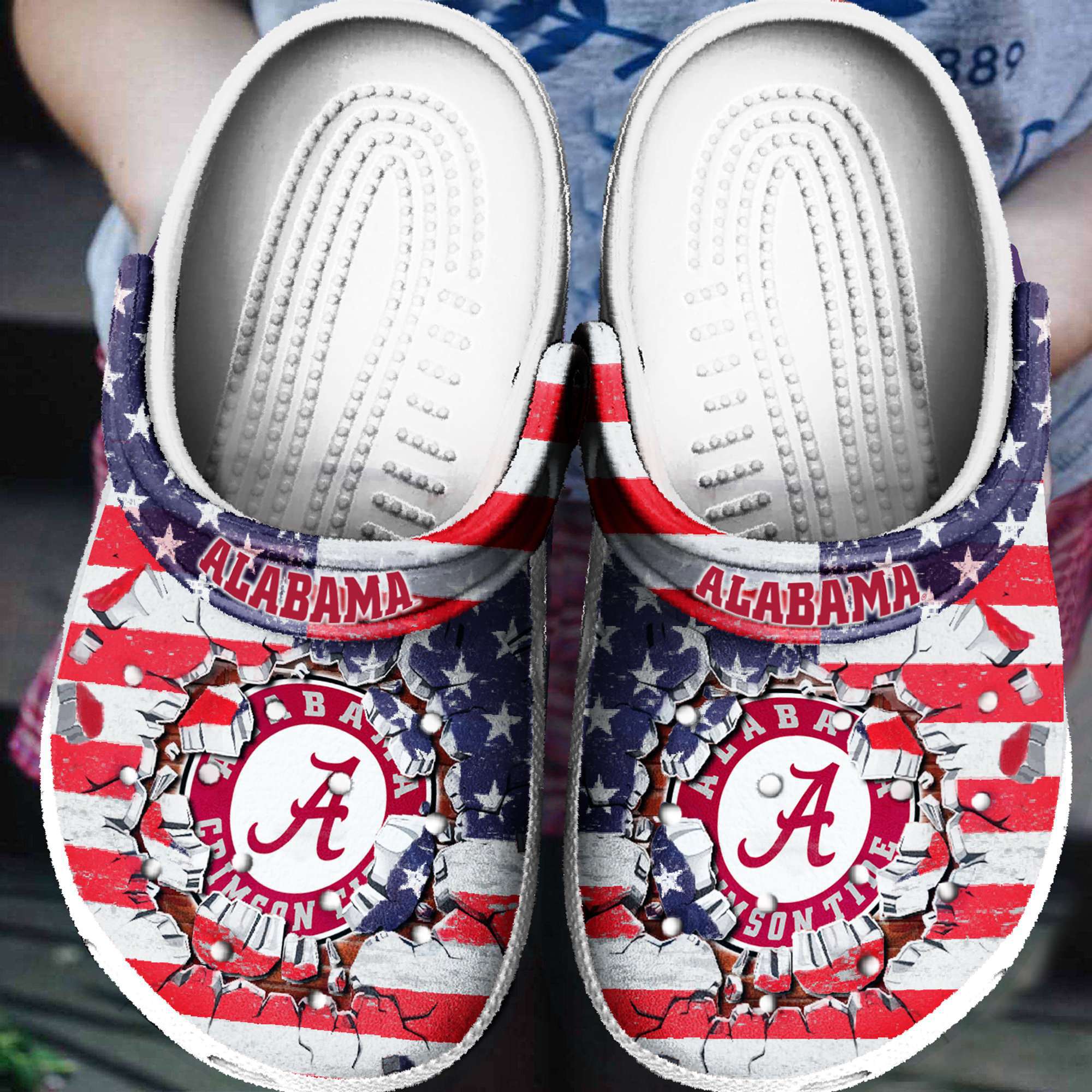 Crocs outfit - alabama america flag 4th of july crocs crocband clogs - 13 Crocs Outfit