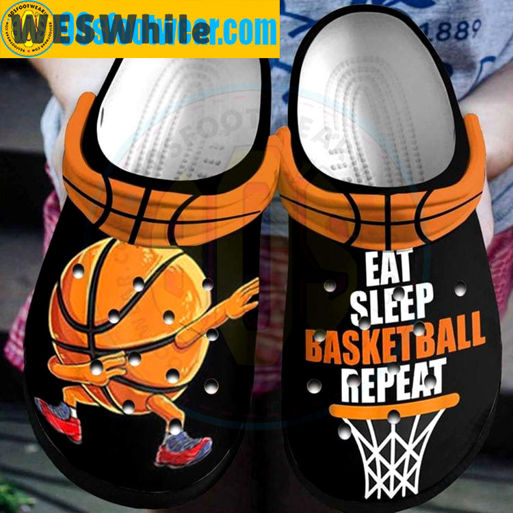 Crocs outfit - basketball crocs eat sleep basketball repeat custom classic clog - 209 Crocs Outfit