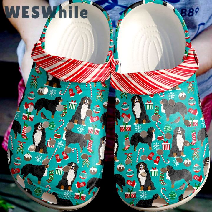Crocs outfit - bernese mountain christmas pattern crocs crocband clog shoes for men women - 226 Crocs Outfit