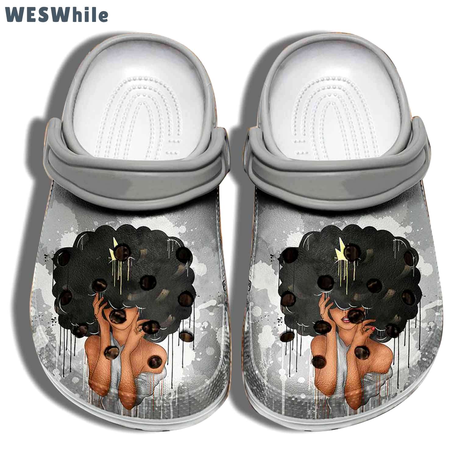 Crocs outfit - black queen girl crocs crocband clog shoes - 249 Crocs Outfit