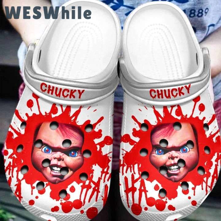 Crocs outfit - chucky bloody horror halloween crocs crocband clogs shoes - 386 Crocs Outfit