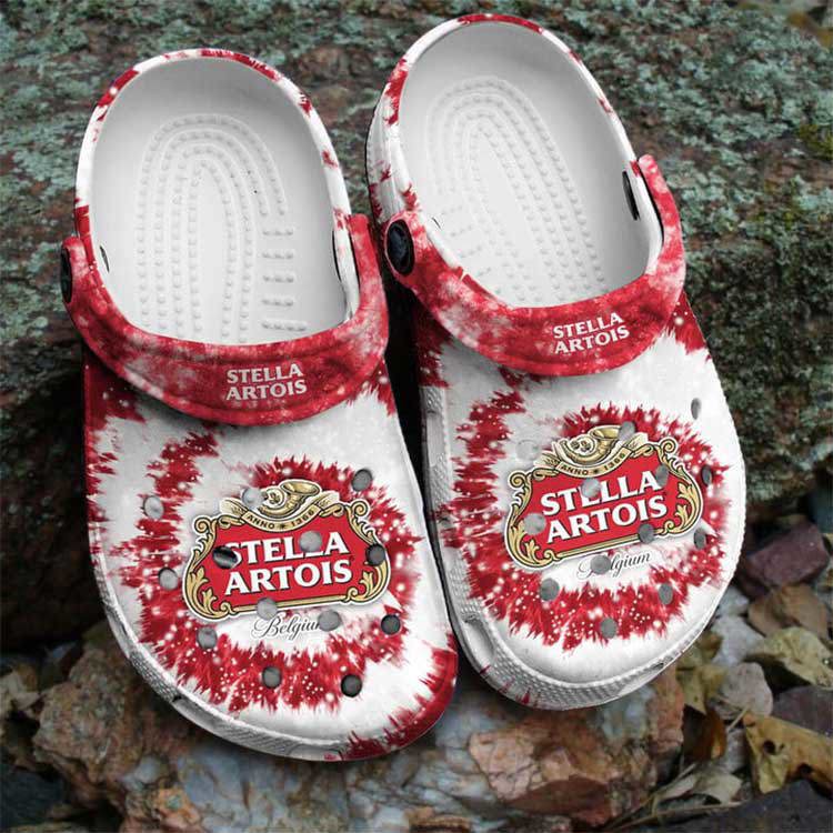 Crocs outfit - classic tie dye graphic stella artois beer classic clogs - 393 Crocs Outfit