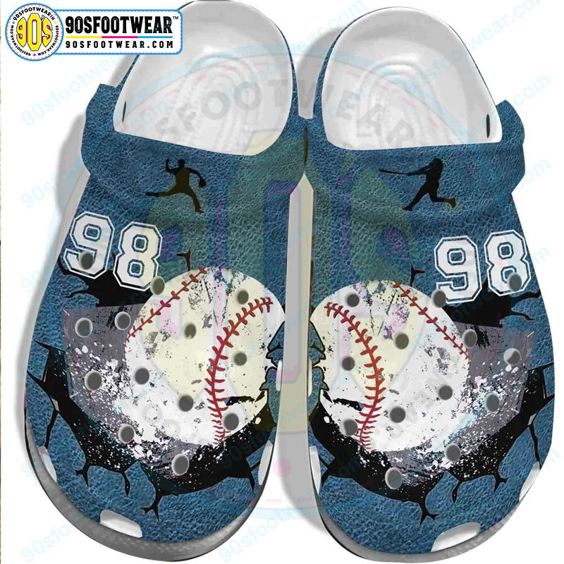 Crocs outfit - customize jersey numbers leather themed funny personalized baseball crocs - 509 Crocs Outfit