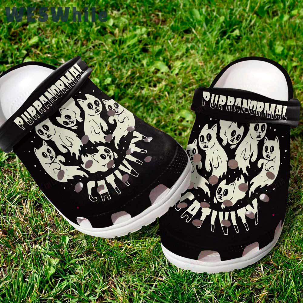 Crocs outfit - cute boo cat purranormal cativity halloween crocs crocband clogs shoes - 518 Crocs Outfit