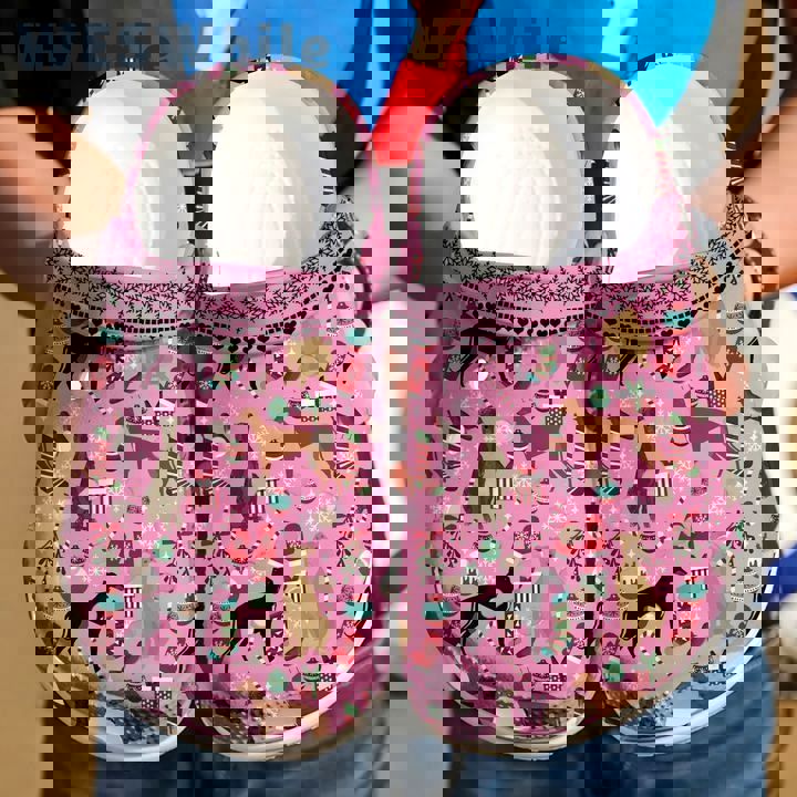 Crocs outfit - greyhound dog christmas crocs crocband clog shoes for men women - 788 Crocs Outfit