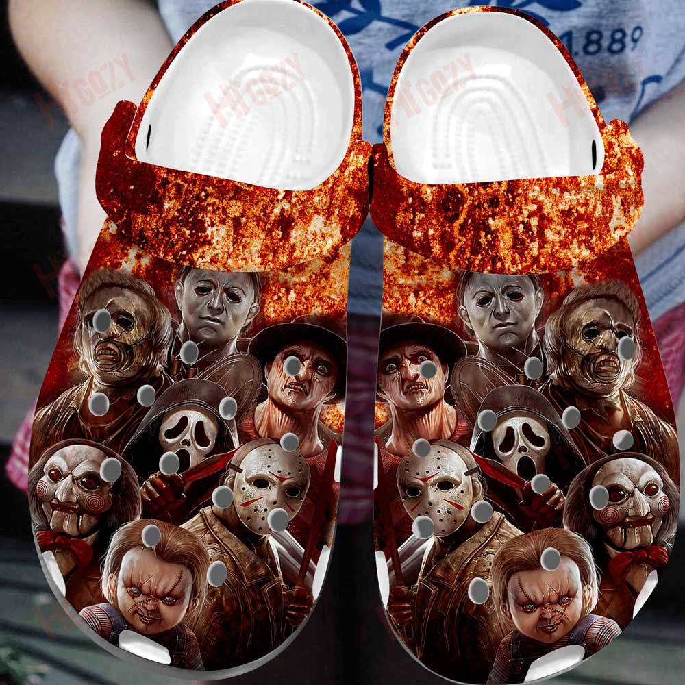 Crocs outfit - halloween michael myers jason voorhees freddy krueger horror crocs clogs crocband shoes - 1063 Crocs Outfit