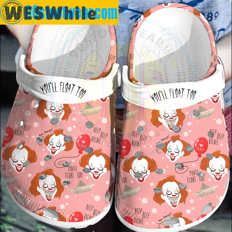 Crocs outfit - halloween movie crocs pennywise you’ll float too classic clogs - 1092 Crocs Outfit
