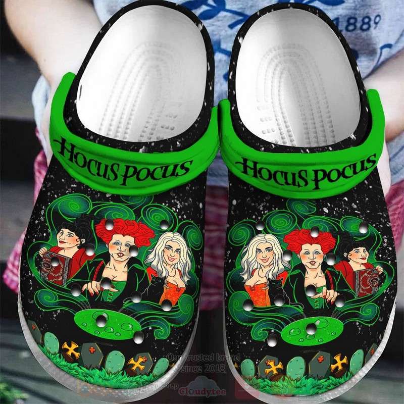 Crocs outfit - hocus pocus halloween green crocs clogs crocband shoes - 1238 Crocs Outfit