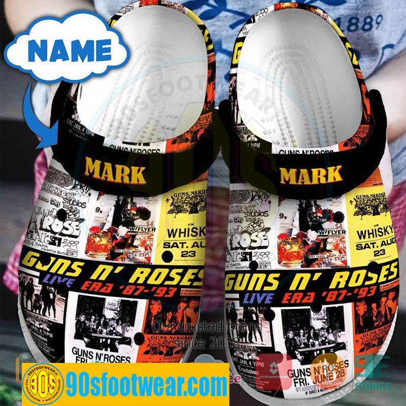 Crocs outfit - personalized guns n roses crocs live era 87-93 album classic clogs - 1723 Crocs Outfit