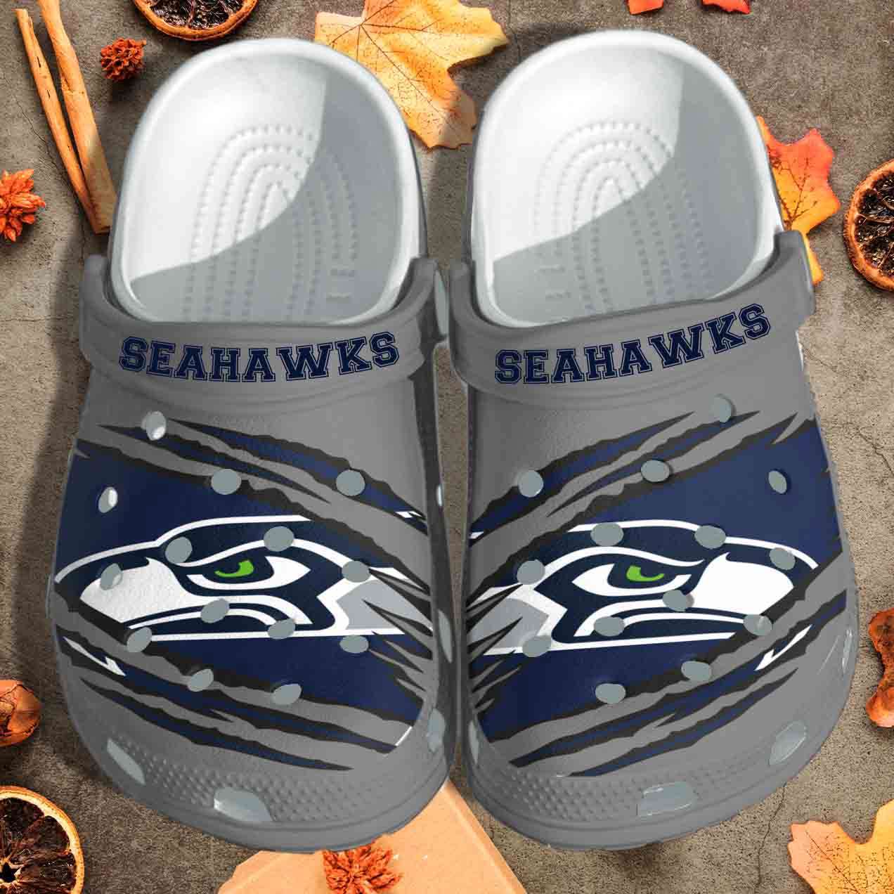 Crocs outfit - seahawks crocs crocband clogs - 2000 Crocs Outfit