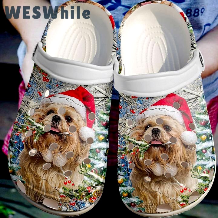 Crocs outfit - shih tzu christmas crocs crocband clog shoes for men women - 2003 Crocs Outfit
