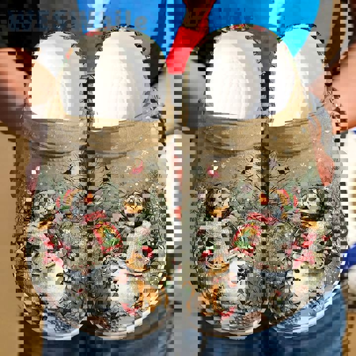 Crocs outfit - snowman with a cat christmas crocs crocband clog shoes for men women - 2019 Crocs Outfit