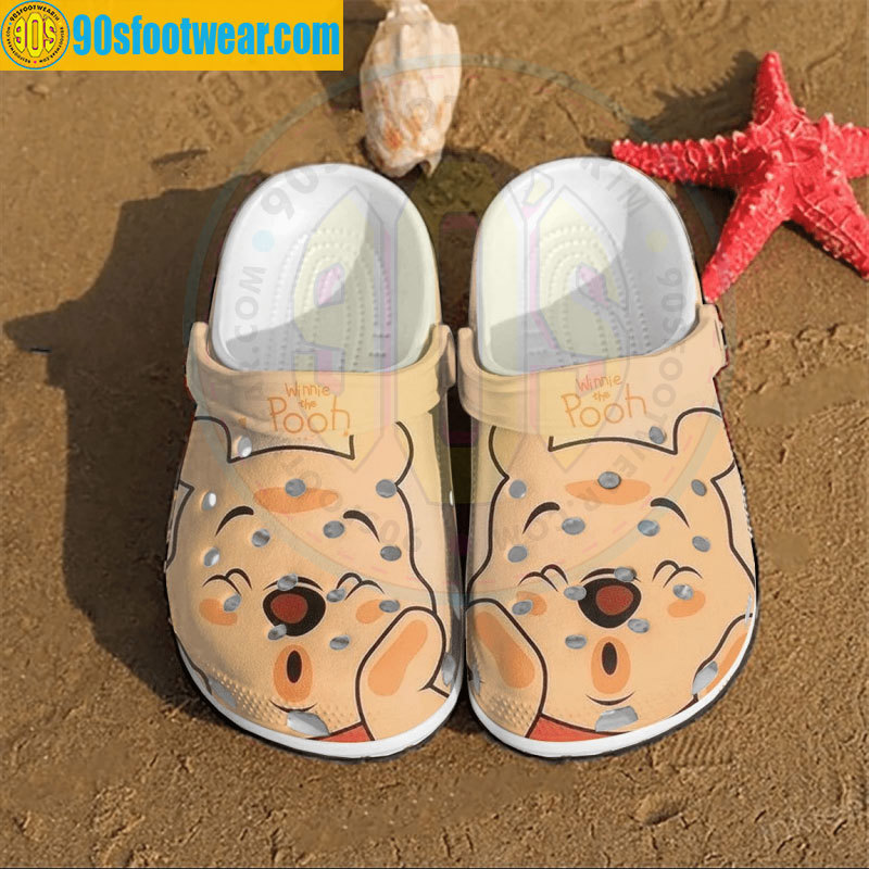 Crocs outfit - winnie the pooh crocs pooh funny face disney classic clog shoes - 2279 Crocs Outfit