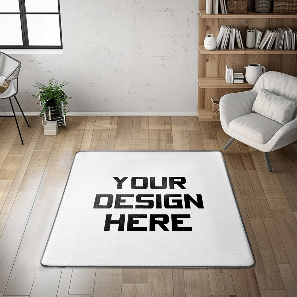 Custom personalize style unique area rug living room home decor cr3 Rectangle Rug