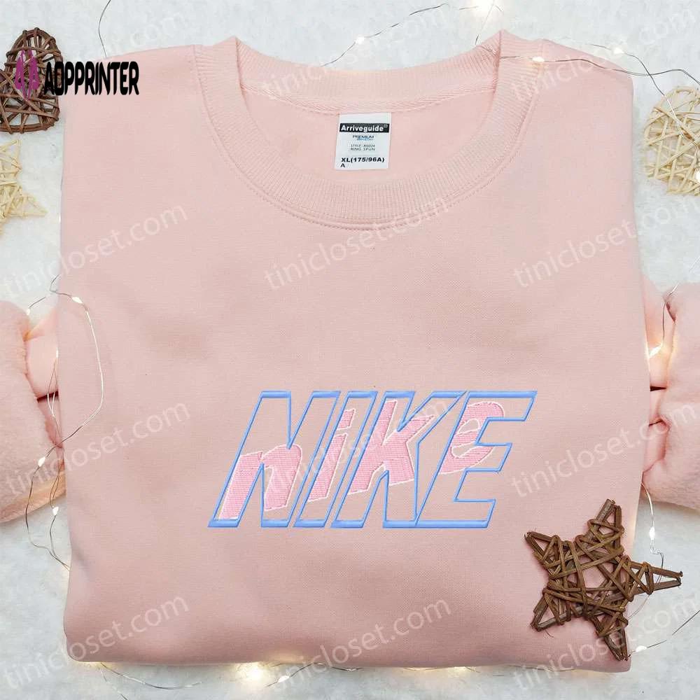 Custom vintage nike embroidered shirt: unique nike inspired gift ideas Embroidered Shirt