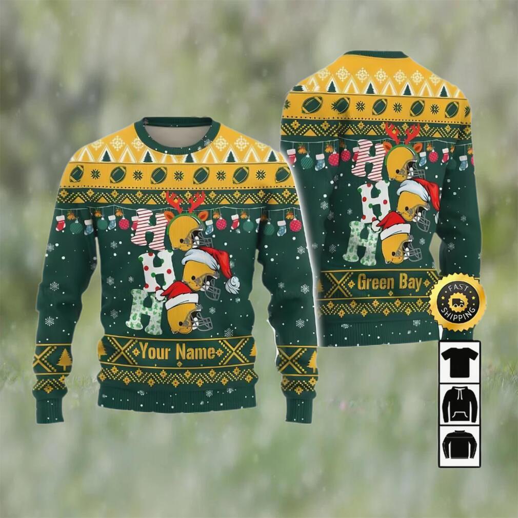 Customized green bay packers ugly christmas sweater, faux wool sweater, national football league, gifts for fans football nfl, football 3d ugly sweater ? prinvity Christmas Ugly Sweater