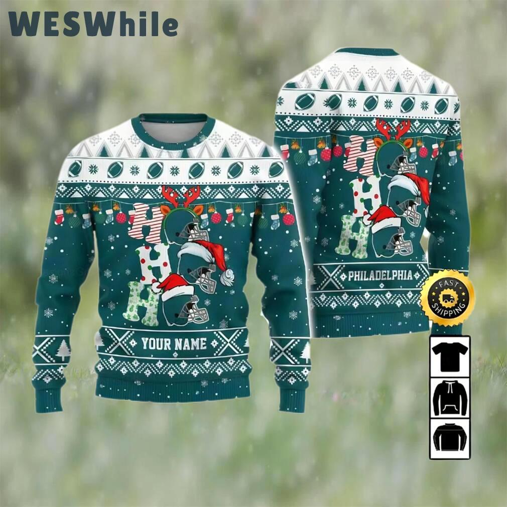 Customized philadelphia eagles ugly christmas sweater, faux wool sweater, national football league, gifts for fans football nfl, football 3d ugly sweater ? prinvity Christmas Ugly Sweater