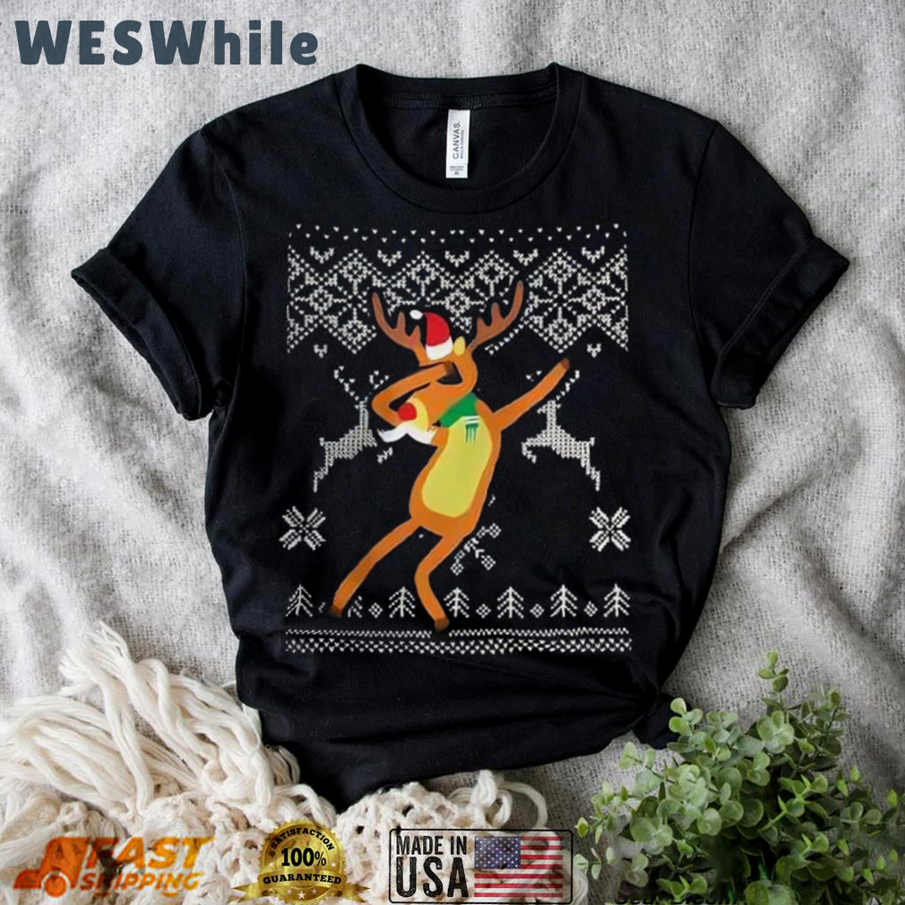 Dabbing reindeer ugly t shirt christmas gift Christmas Ugly Sweater
