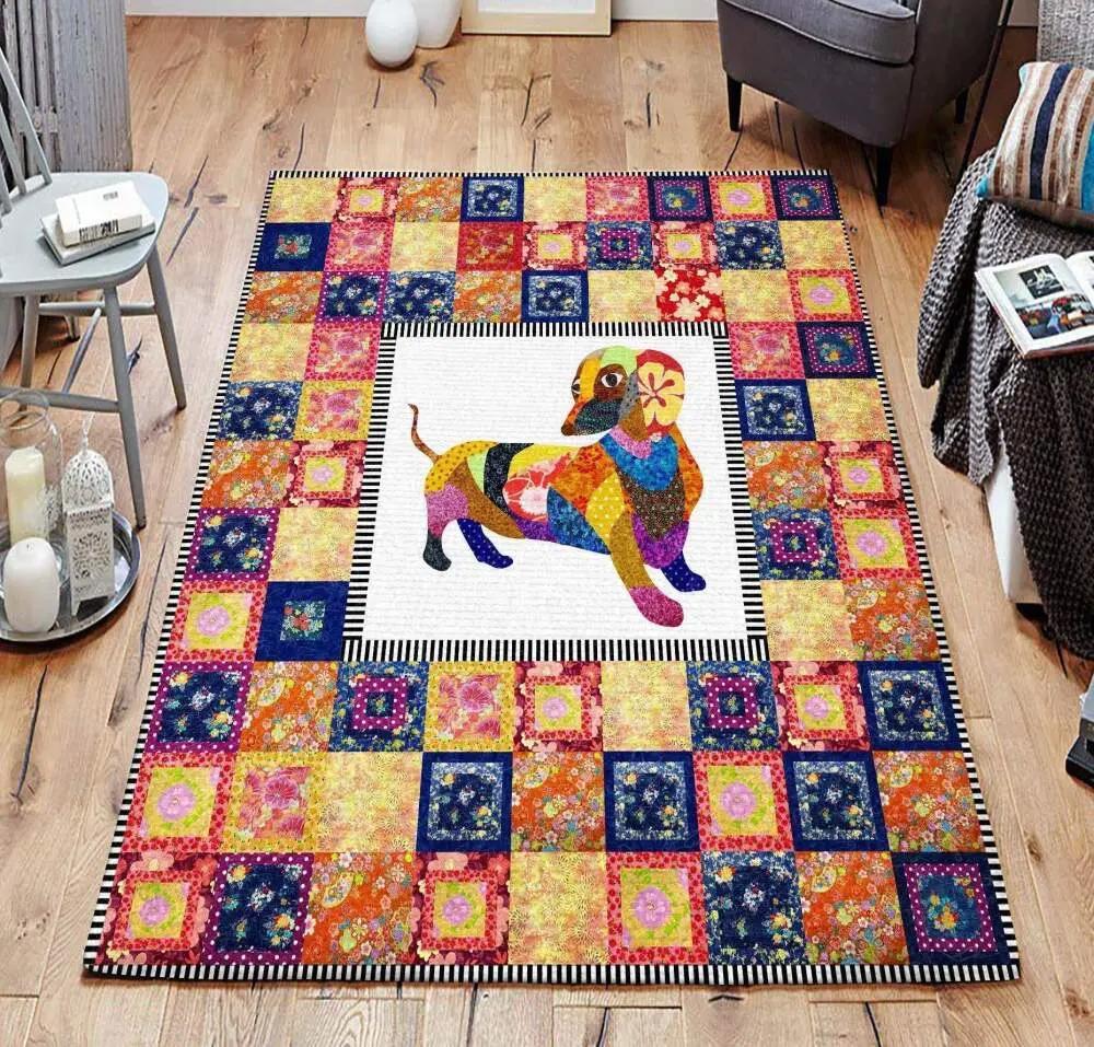 Dachshund rug rb7a8e7e4807 area rug living room carpet rug regtangle carpet floor decor home decor Rectangle Rug