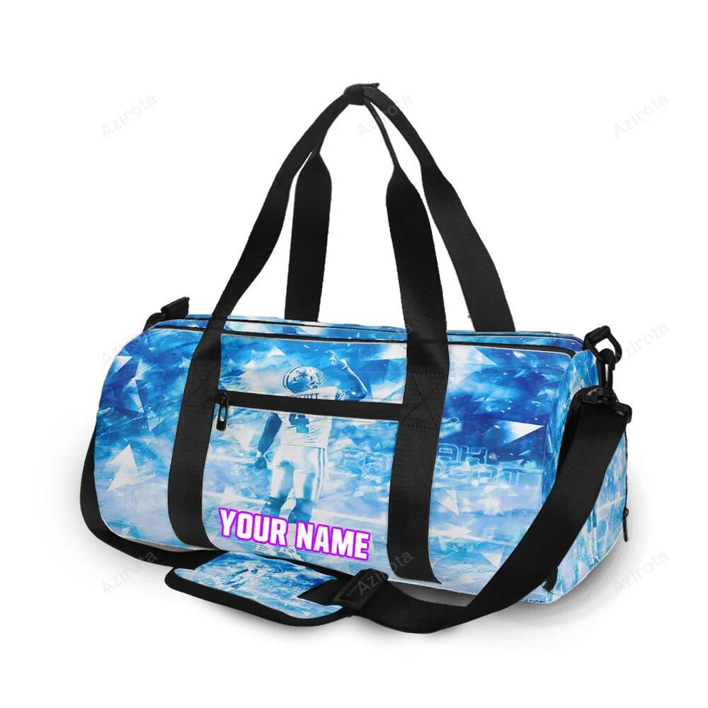 Dallas cowboys dak prescott blue personalized name travel bag gym bag 1273 Travel Bag