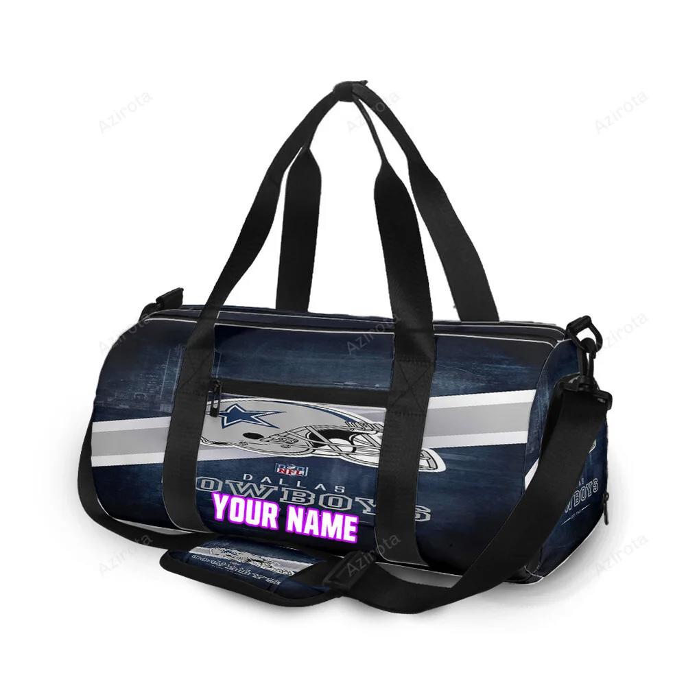 Dallas cowboys est 1960 helmet city personalized name travel bag gym bag 189 Travel Bag