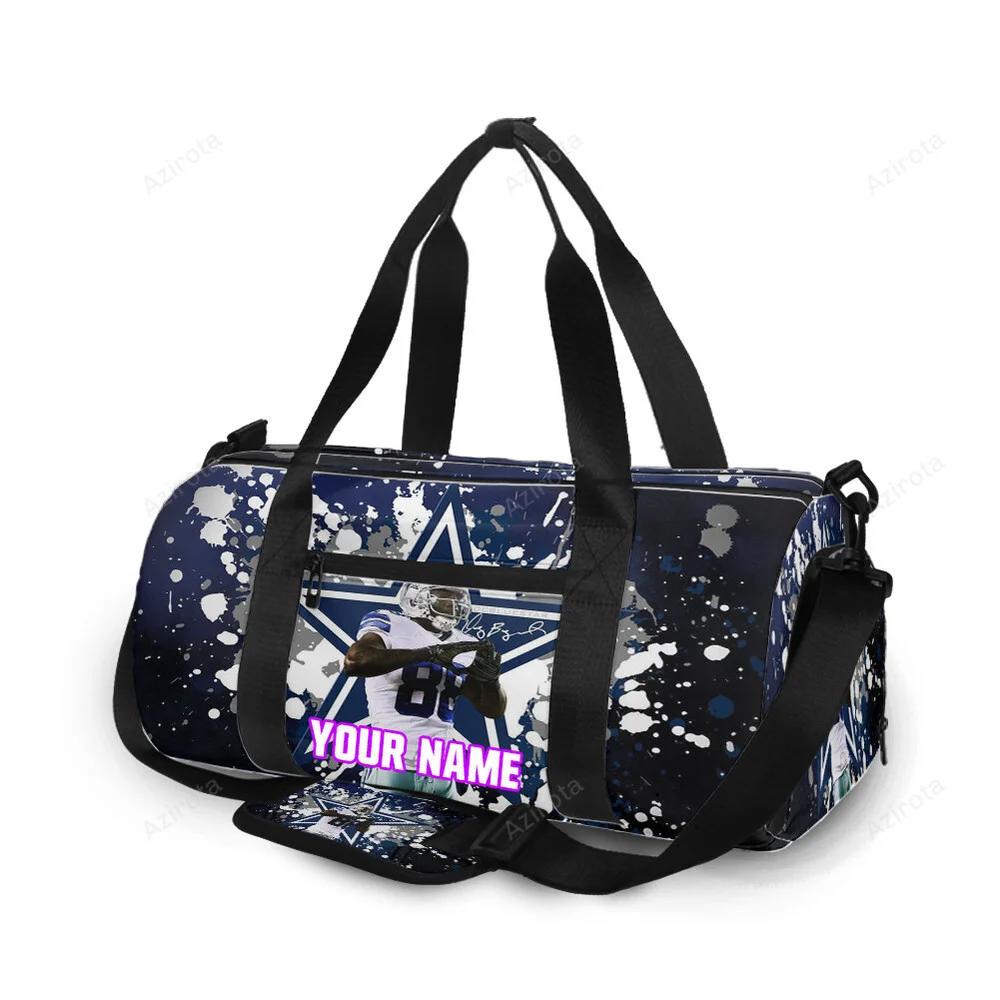 Dallas cowboys player painting star personalized name travel bag gym bag 2171 Travel Bag