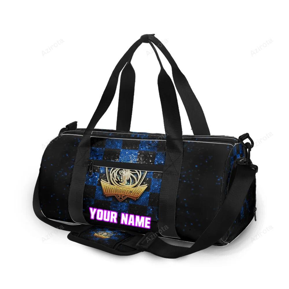Dallas mavericks logo art 33 personalized name travel bag gym bag 2020 Travel Bag
