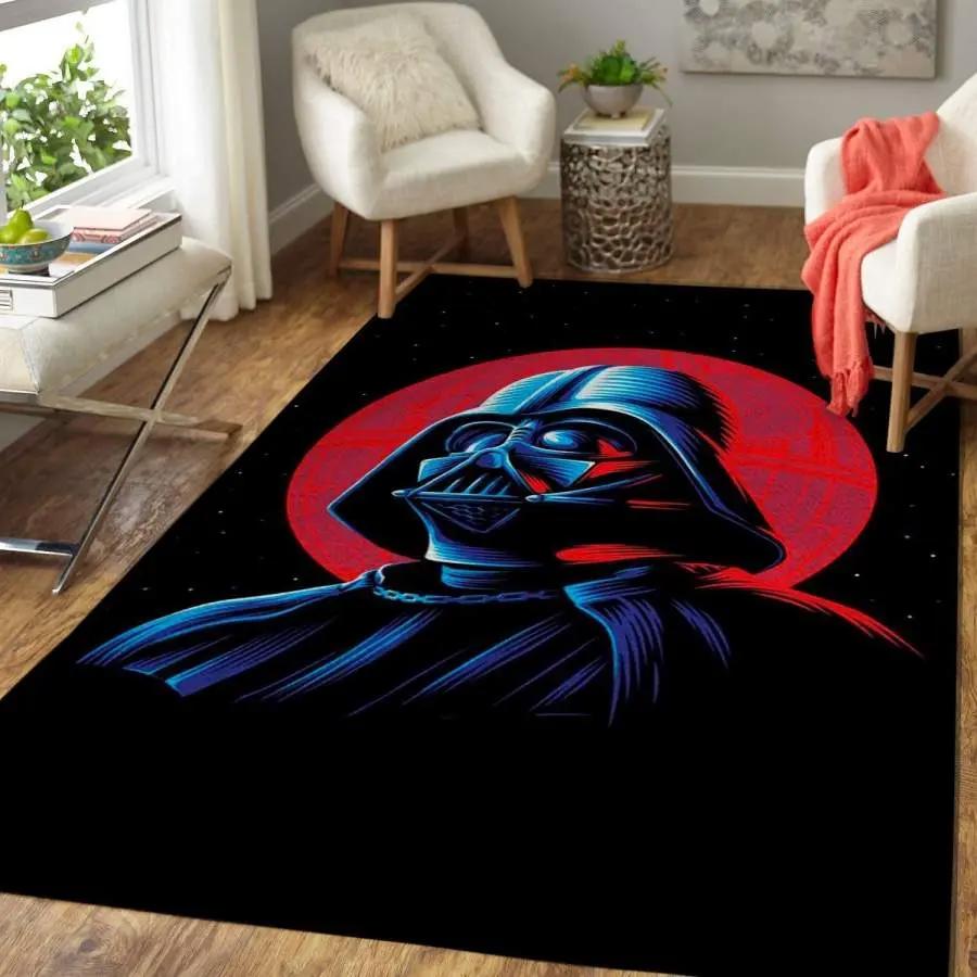 Darth vader area rug living room decor star wars carpet superheroes 1910196 Rectangle Rug