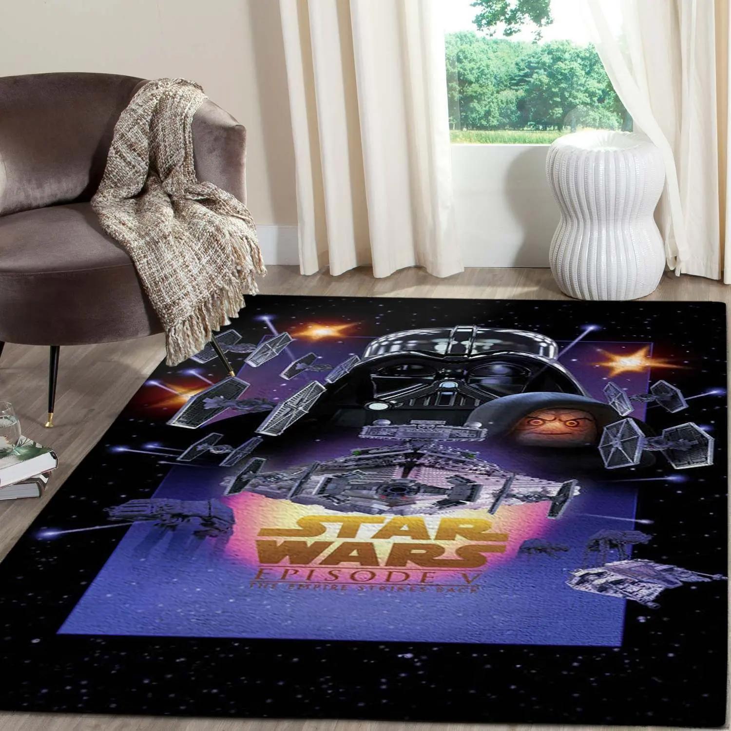 Darth vader star wars movies area rugs living room carpet fn271221 rug Rectangle Rug