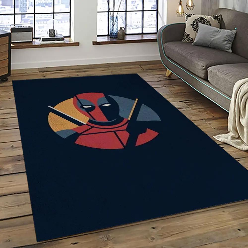 Deadpool marvel movie retangle carpet area rug home decor best gift for fan and friends dp10 Rectangle Rug