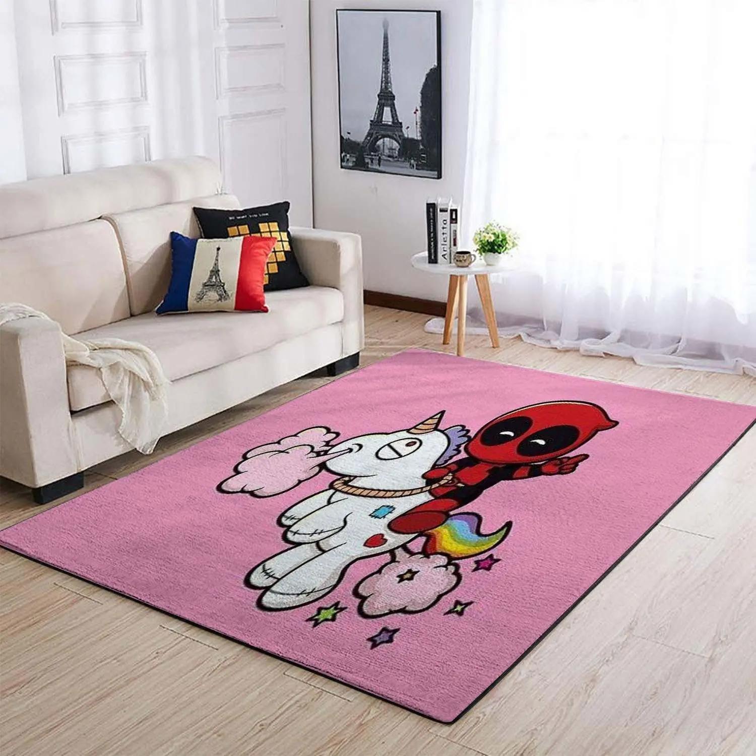 Deadpool marvel superheros area rugs marvel movies living room rug dp91207 Rectangle Rug