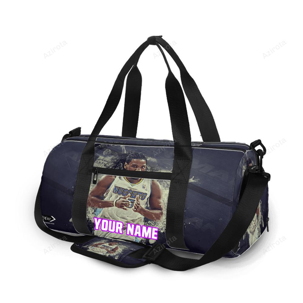 Denver nuggets kenneth faried3 personalized name travel bag gym bag 157 Travel Bag