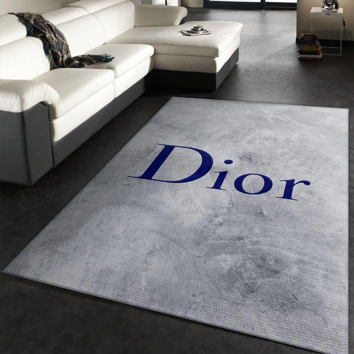Dior logo type 191. Upgrade Your Living Room with Luxury Home Decor: Area Carpets, Floor Decor, Door Mats, and Hot Gift Items with style a High-End Fashion Brand Rectangle Rug