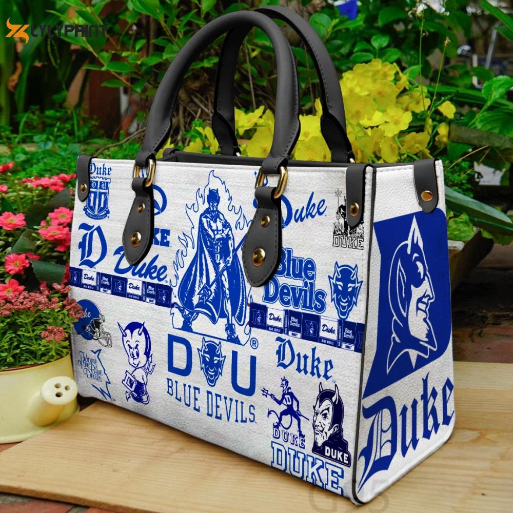 Duke blue devils love i10 leather bag for women gift 1161 Women Leather Hand Bag