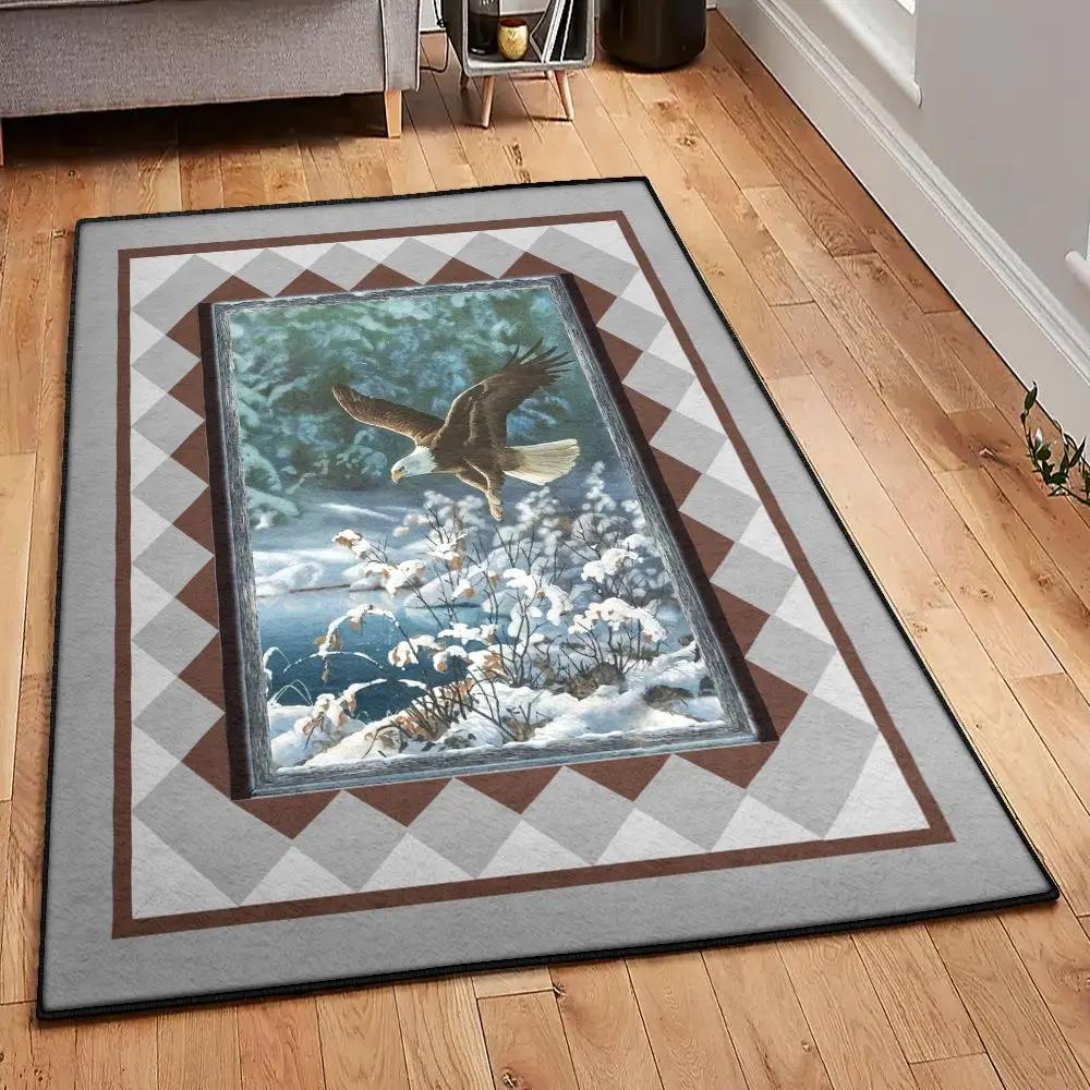 Eagle large living room rugs, a eagle gs cl rug Rectangle Rug