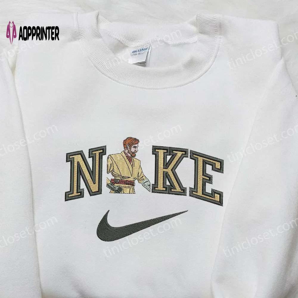 Ewan mcgregor x nike star wars embroidered shirt: customized nike gear for fans! Embroidered Shirt