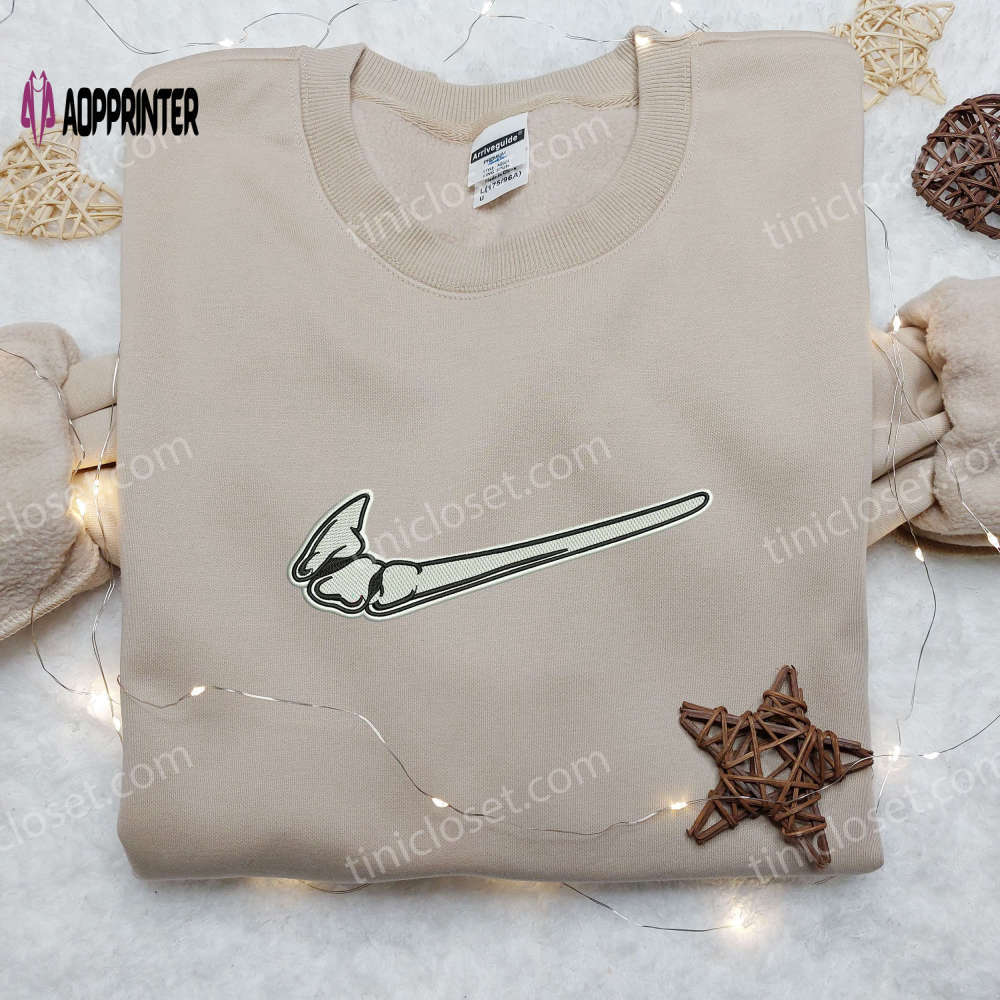 Exclusive bone x nike embroidered shirt – custom & inspired designs Embroidered Shirt