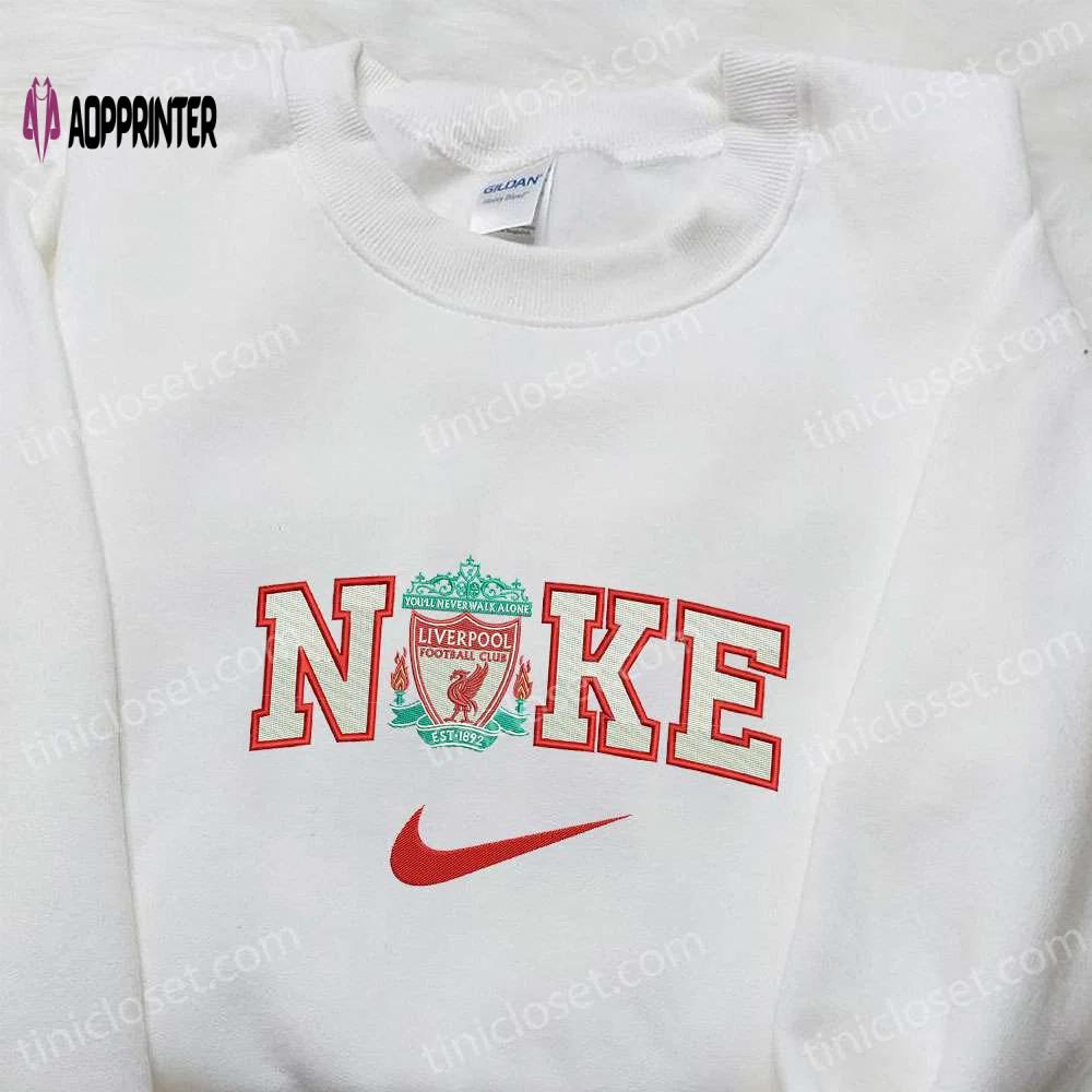 Exclusive liverpool x nike embroidered shirt – authentic football club inspired apparel Embroidered Shirt