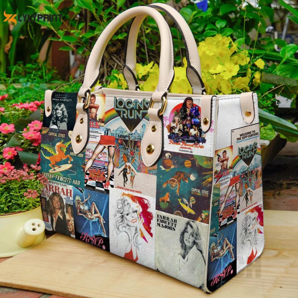 Farrah fawcett leather bag for women gift 911 Women Leather Hand Bag