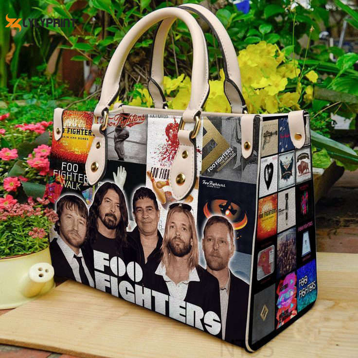 Foo fighters 1 leather handbag for women gift 4468 Women Leather Hand Bag