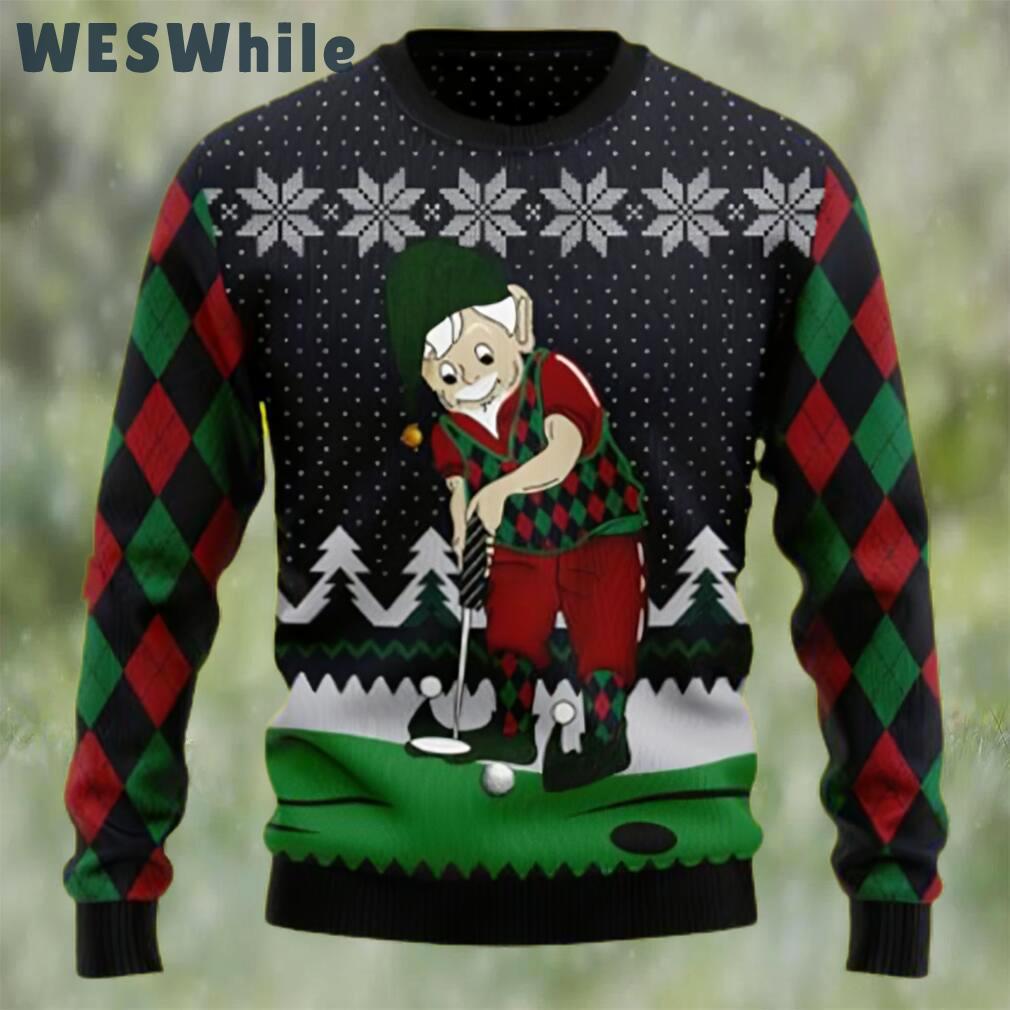 Funny golf lover ugly christmas sweater Christmas Ugly Sweater