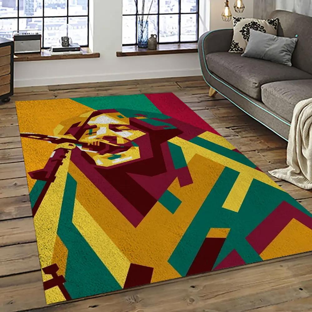 Geddy lee rapper hiphop music retangle carpet area rug home decor best gift for fan and friends gl6 Rectangle Rug
